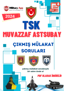 TSK Muvazzaf Astsubay Mülakat Soruları Kitabı.