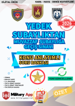 yedek subaylıktan muvazzaf subaylığa geçiş sınavı