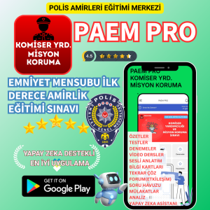 paem pro komser yardımcılığı çıkmış sorular